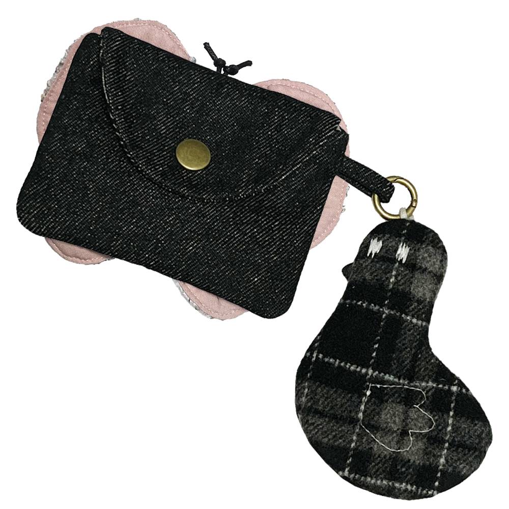 나비 랩 수집 데님 카드지갑 NBL005