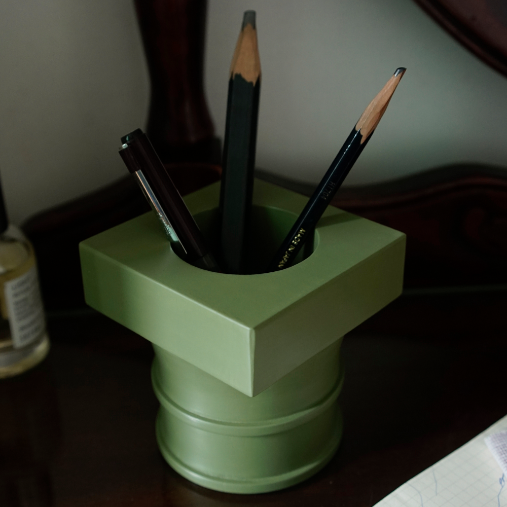 Post-Column 펜슬홀더 - 올리브그린