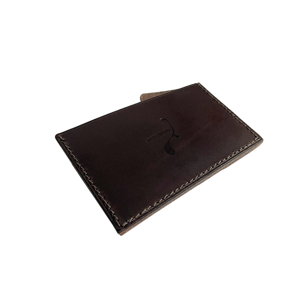Bulge Card Wallet / Vegetable Tanned Apollo - aran/mudgesosi - CAVA LIFE