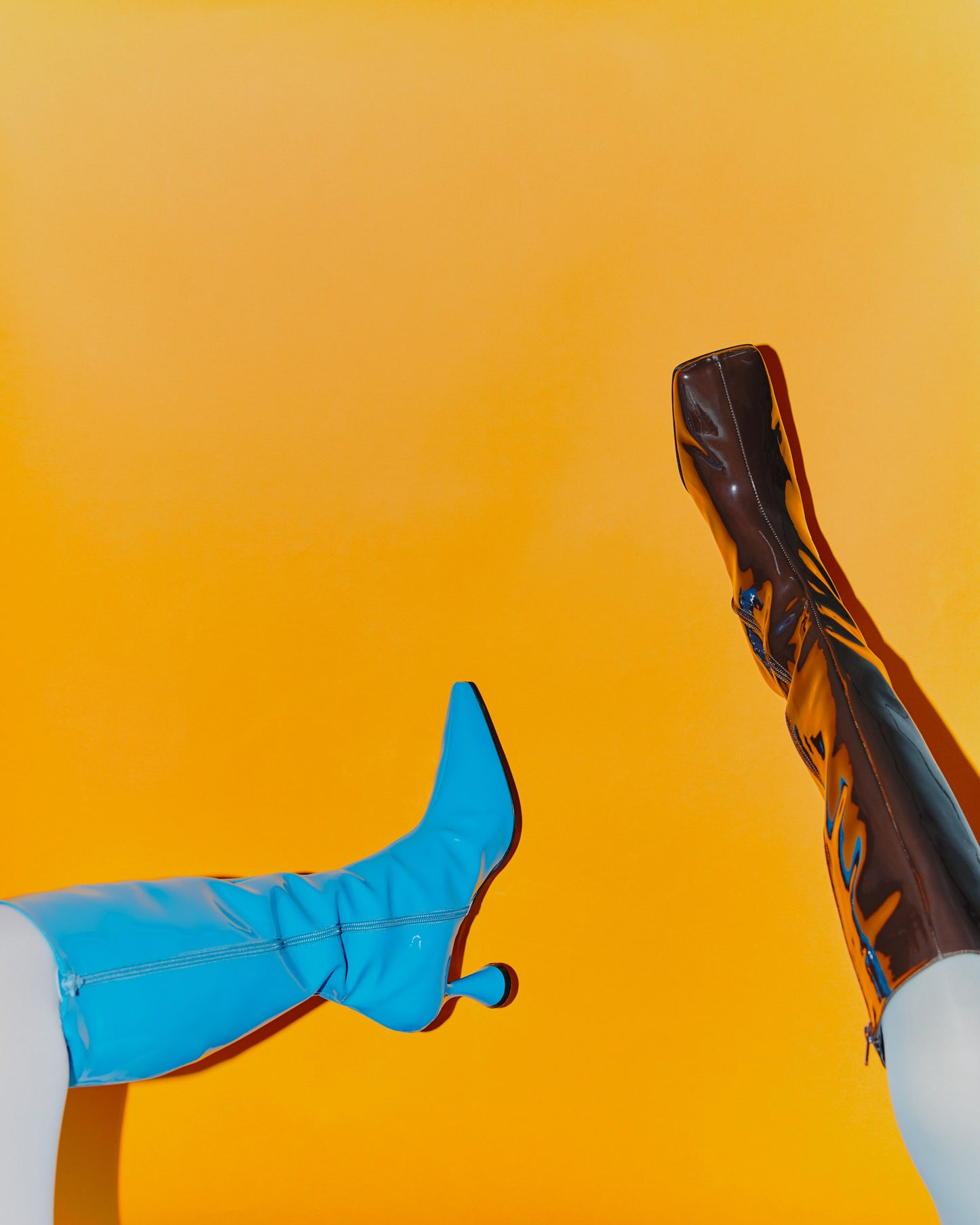 TRI-QUARE BOOTS in CEDAR BROWN - SUN WOO 선우 - CAVA LIFE