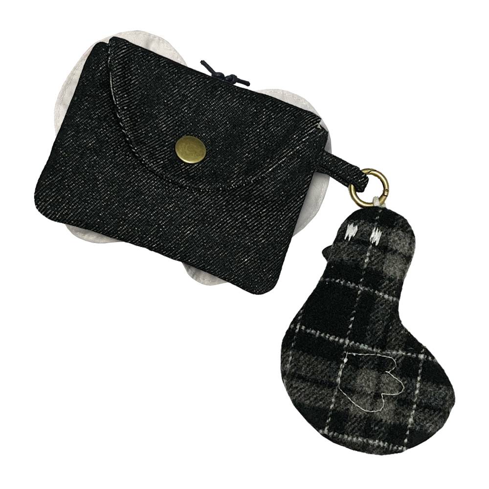 나비 수집 데님 카드지갑 NB016