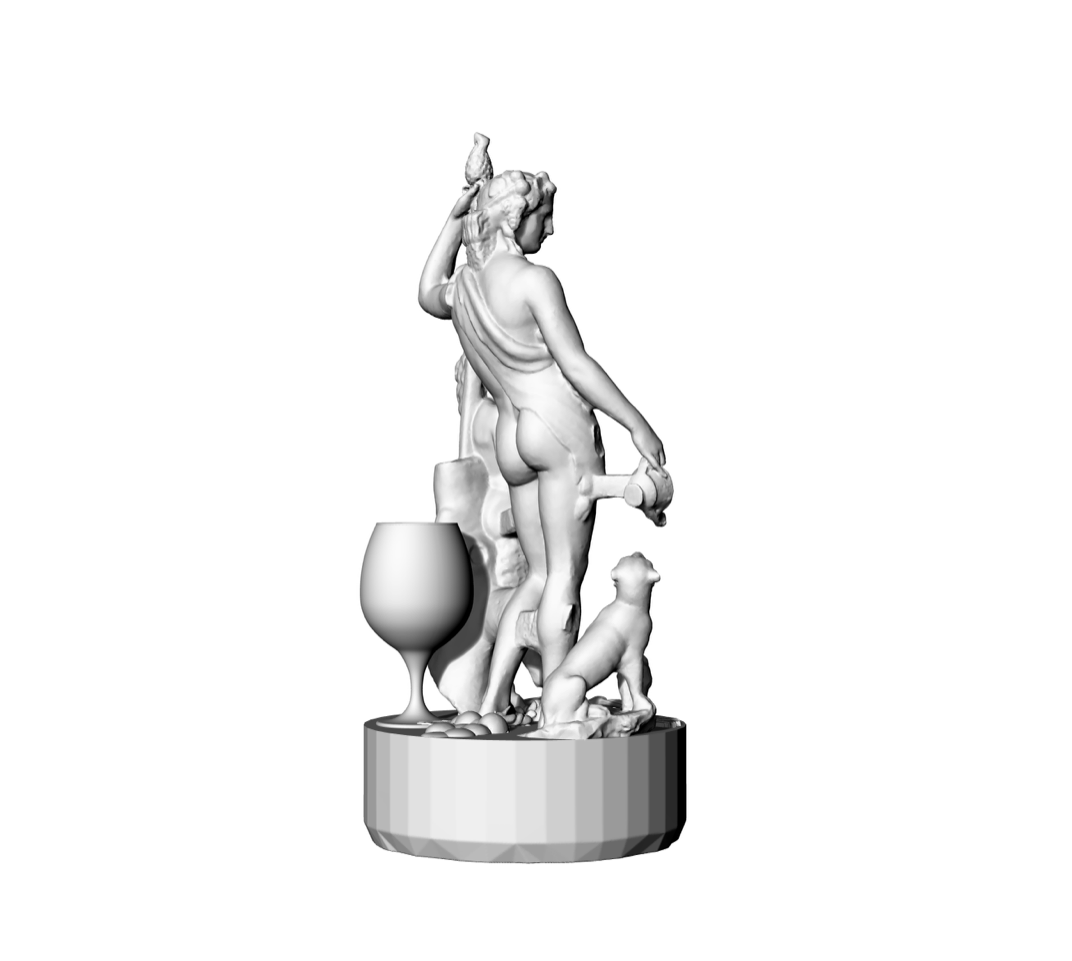 Requiem_Wine Stopper (Dionysos, Pan, Panther and grape)