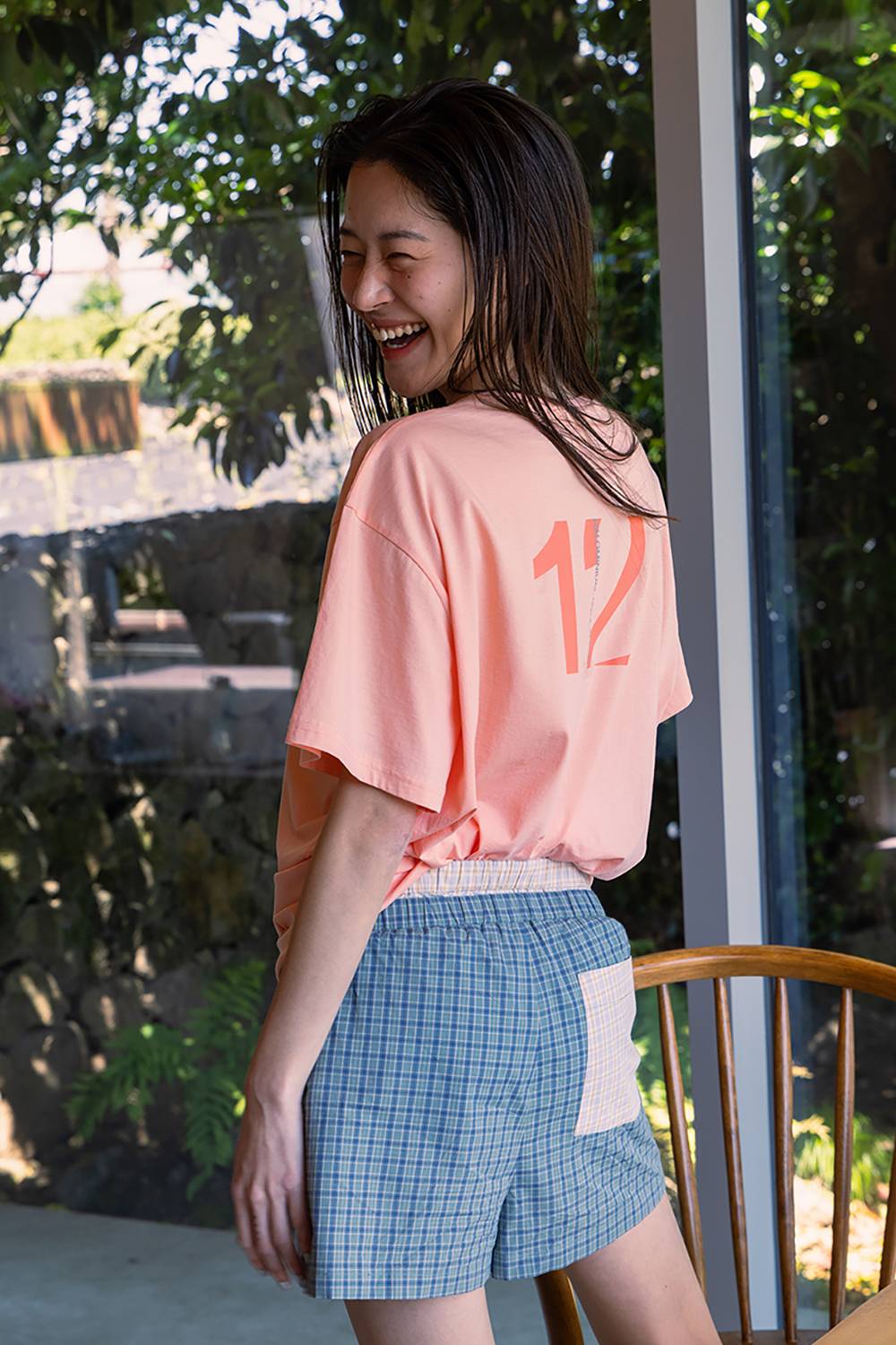 DOUBLE WAIST CHECK SHORTS / GREEN