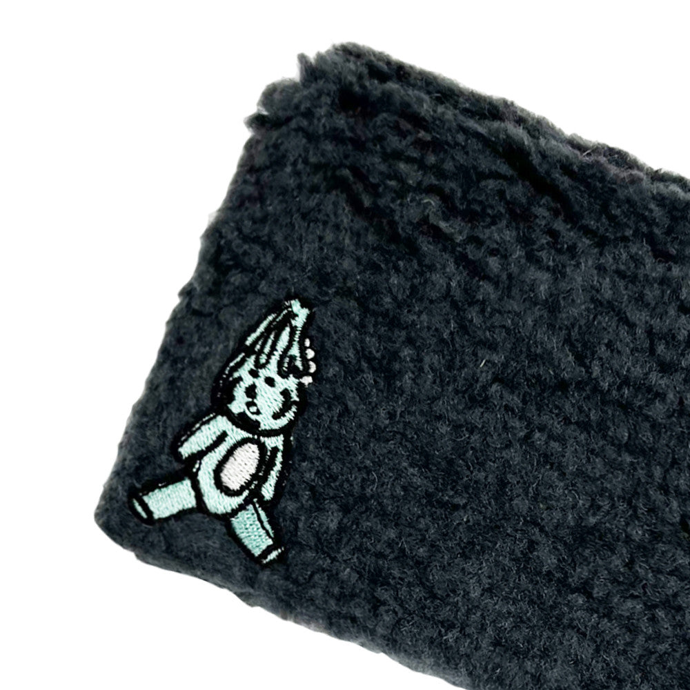 무기력 토끼의 겨울나기 카드지갑 차콜 - Whimsy Mind 윔지마인드 - CAVA LIFE