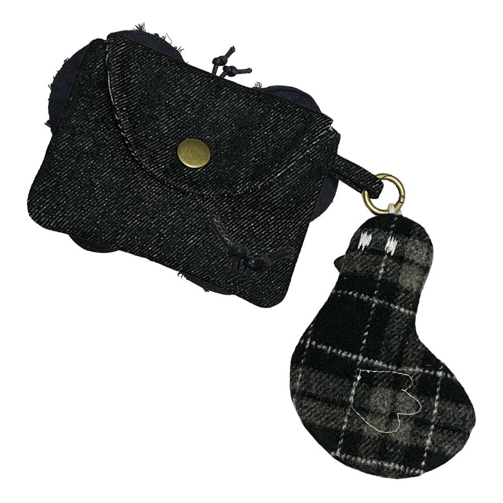 나비 수집 데님 카드지갑 NB010