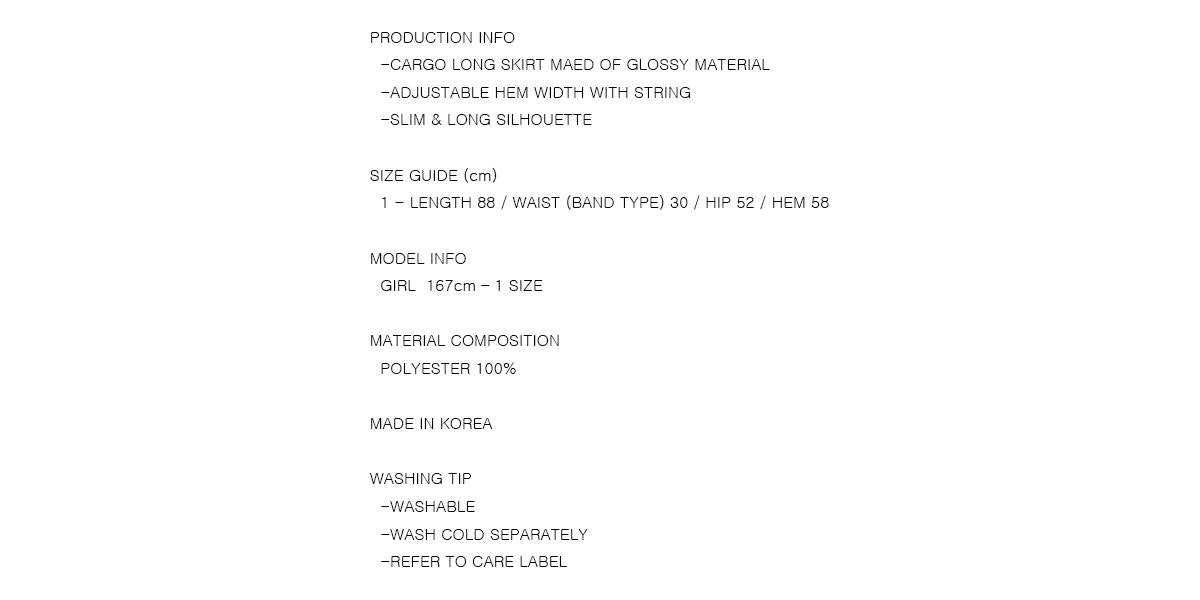 HEART BAND CARGO LONG SKIRTS (GREY)