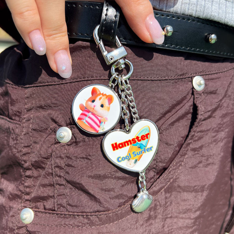 서퍼 햄찌 키링 - BiBiBl 비비블 - CAVA LIFE