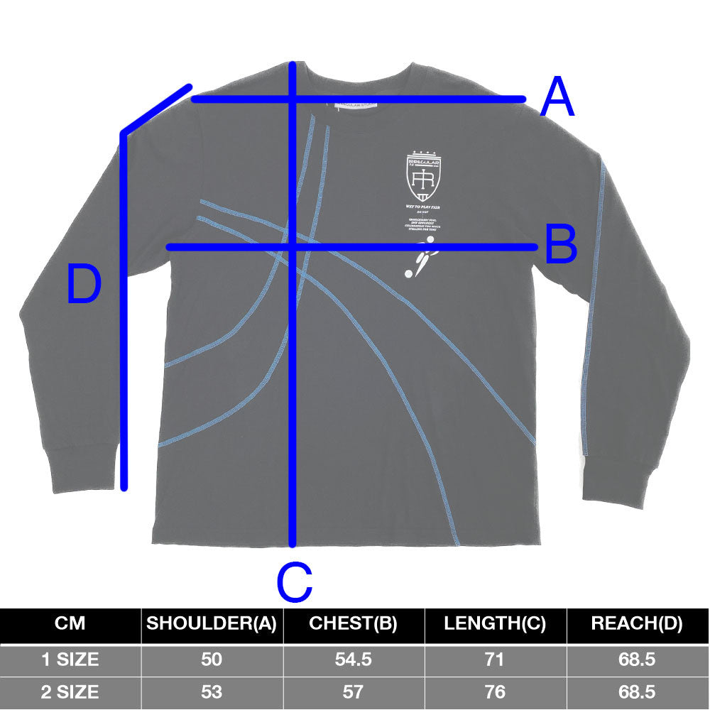 FAIR PLAY FOOTBALL T-SHIRTS (BLACK/BLUE) - IRREGULAR STUDIO 이레귤러 - CAVA LIFE