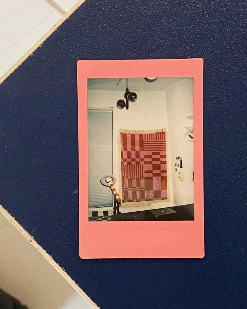 체커라이프 블랭킷 (레드&핑크) - you like what 유라이크왓 - CAVA LIFE