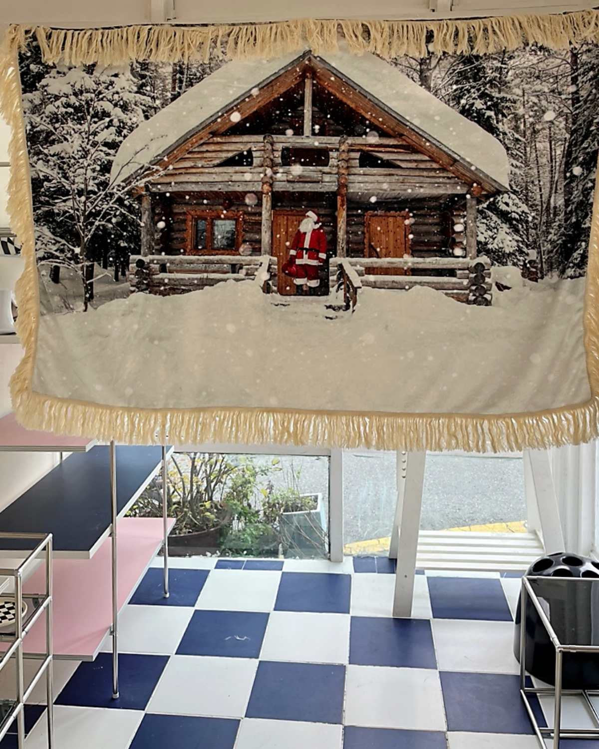 산타 빌리지 블랭킷 (가로형) - you like what 유라이크왓 - CAVA LIFE