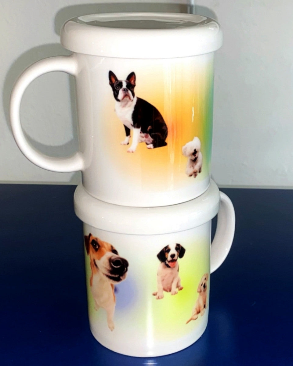 그라데이션 퍼피 머그 (오렌지&그린) - you like what 유라이크왓 - CAVA LIFE