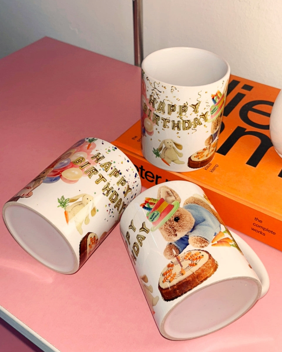 토끼의 생일 머그컵 (칼라팡파레) - you like what 유라이크왓 - CAVA LIFE