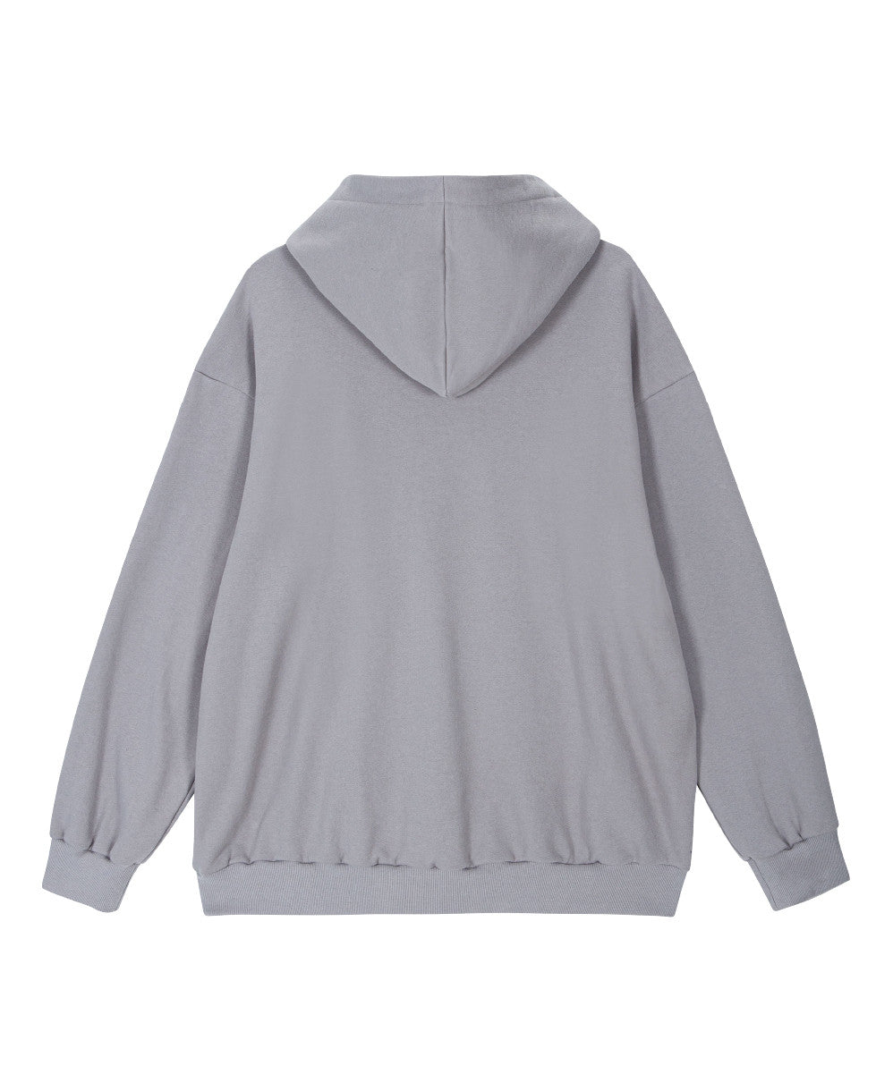 Kangaroo hoodie (Grey) - SCHAFT 셰프트 - CAVA LIFE