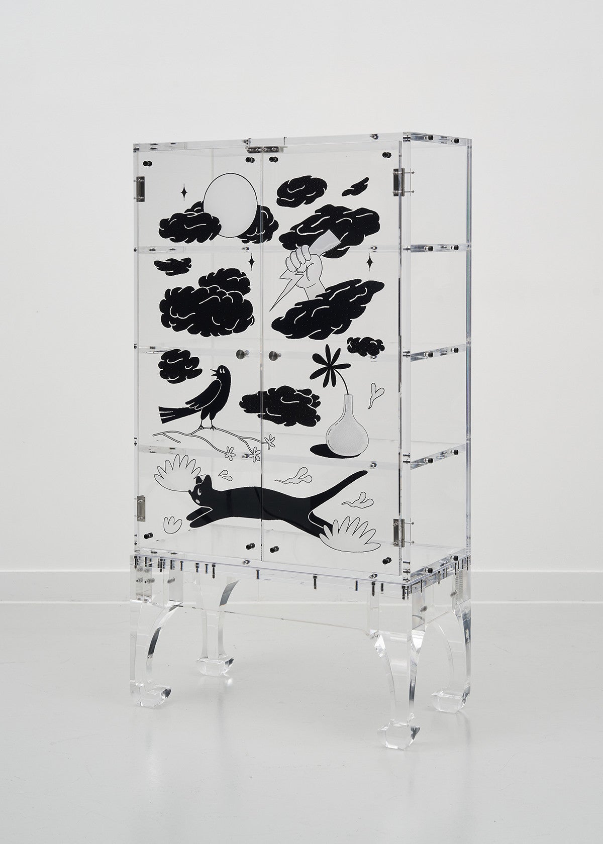 그래픽 캐비넷_SHOWER - SUPER POSITION 슈퍼포지션 - CAVA LIFE