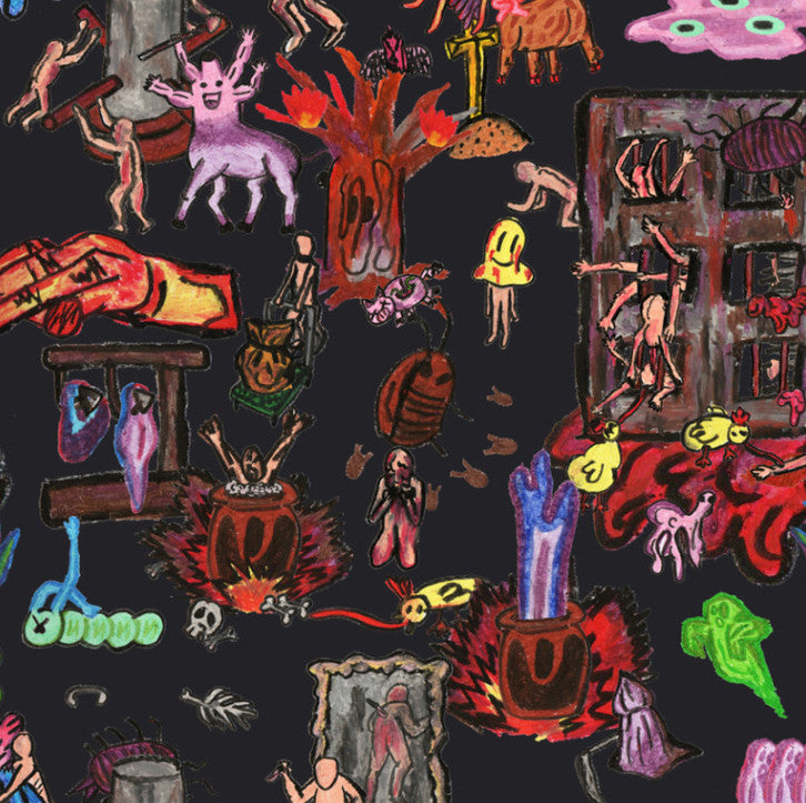 헬 프린팅 코튼 미니 토트백 - Whimsy Mind 윔지마인드 - CAVA LIFE