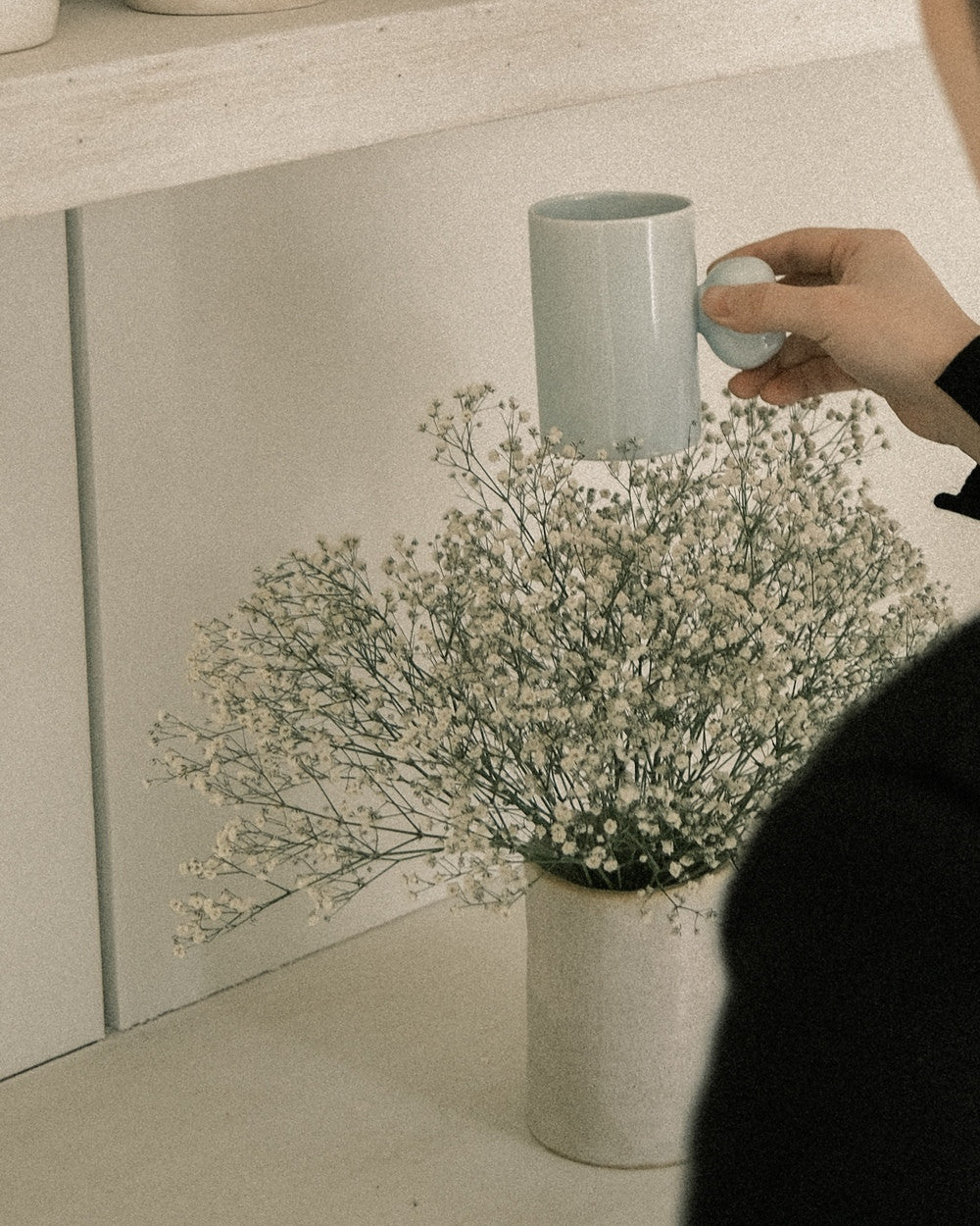 목화솜컵03 (유광 옥색) - Jihye Lee/loamarchive 이지혜/롬아카이브 - CAVA LIFE