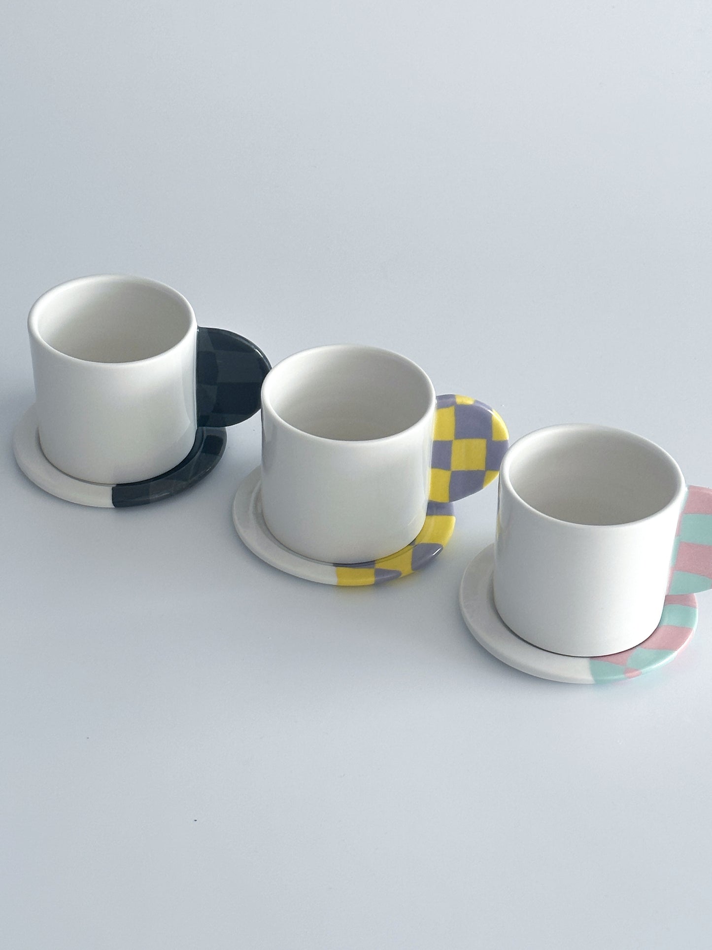 pattern mug & saucer 01 - NEURIT POTTERY 느릿 포터리 - CAVA LIFE