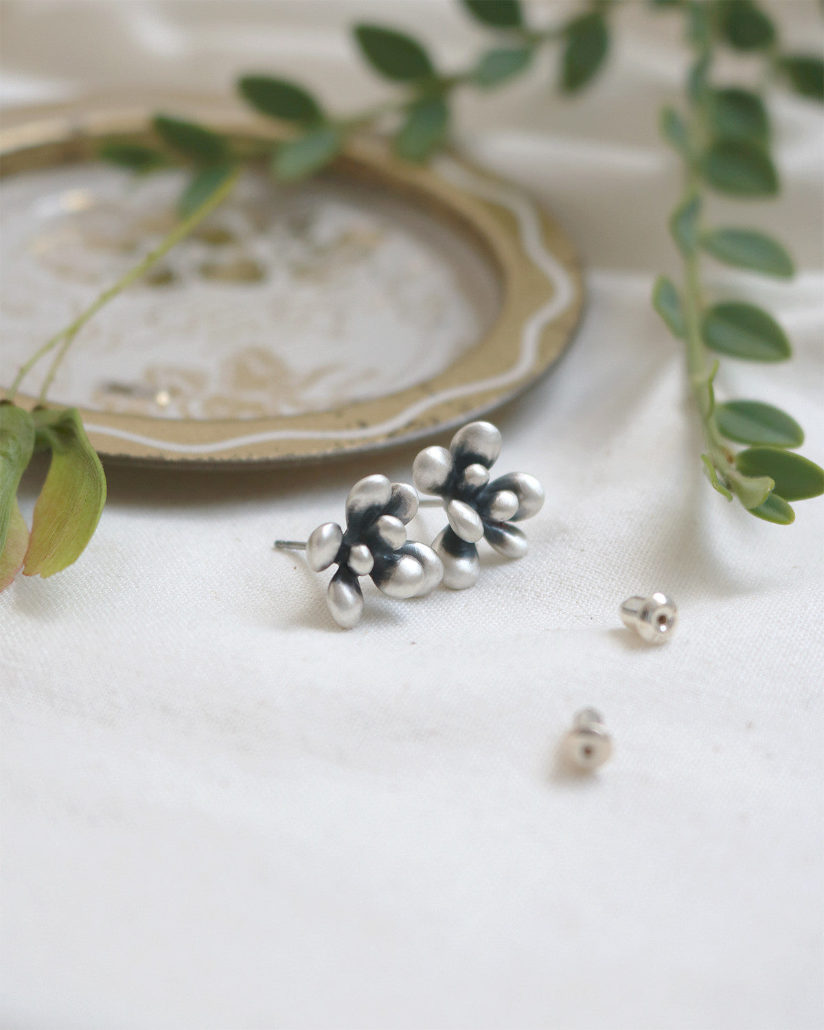 succulent earring 01 - Next Green Door - CAVA LIFE