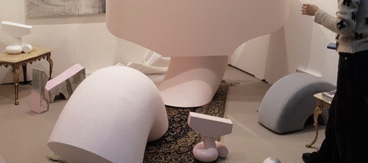 Velvet concrete cotton structure - Lee Hae Sun 이혜선 - CAVA LIFE