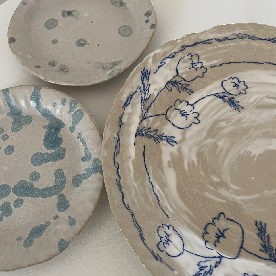 blue flowers - moicraft 무아크래프트 - CAVA LIFE