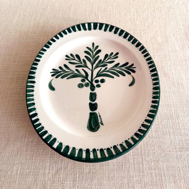 PALM TREE OVAL PLATE - SMALL - BOHOLICA 보호리카 - CAVA LIFE