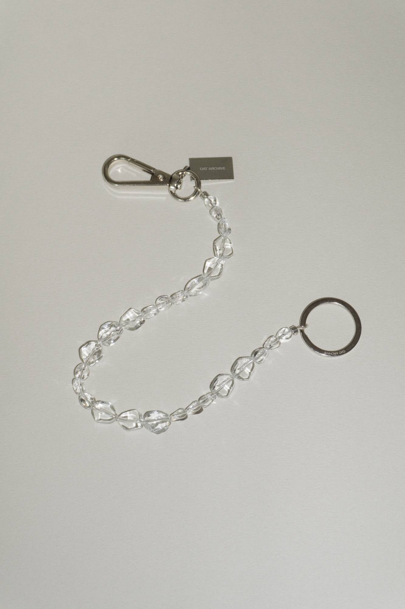 Glass keyring