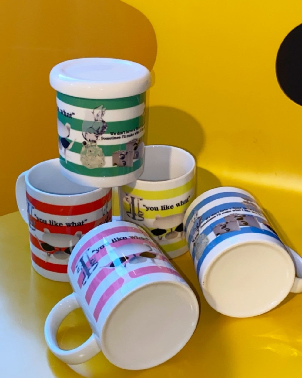 오브젝트 스트라이프 심플 머그 - you like what 유라이크왓 - CAVA LIFE