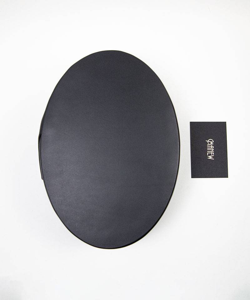 Leather Shaker box - Black, Natural