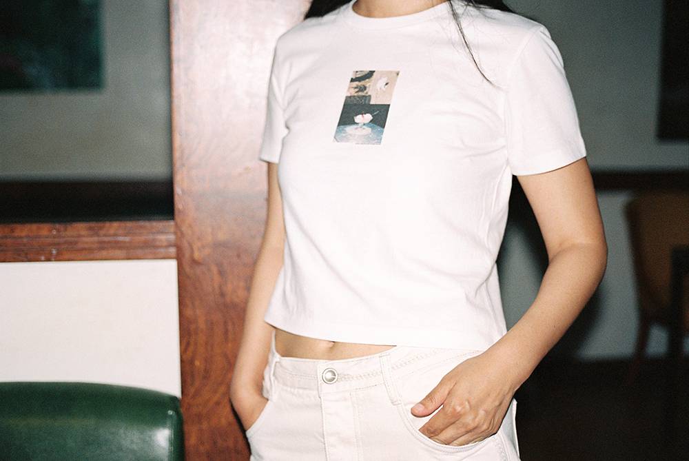 TWO CATS / ICE CREAM GIRL'S T-SHIRT