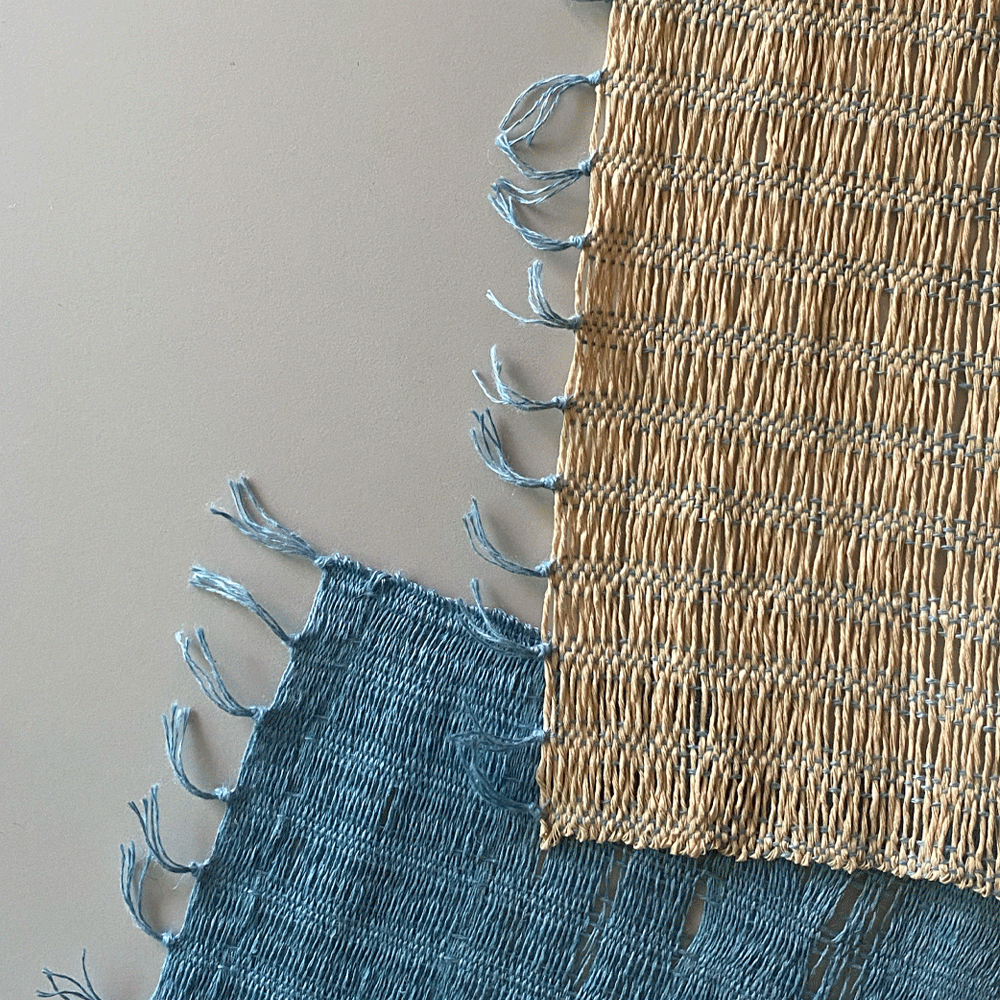 sea and sand woven textile