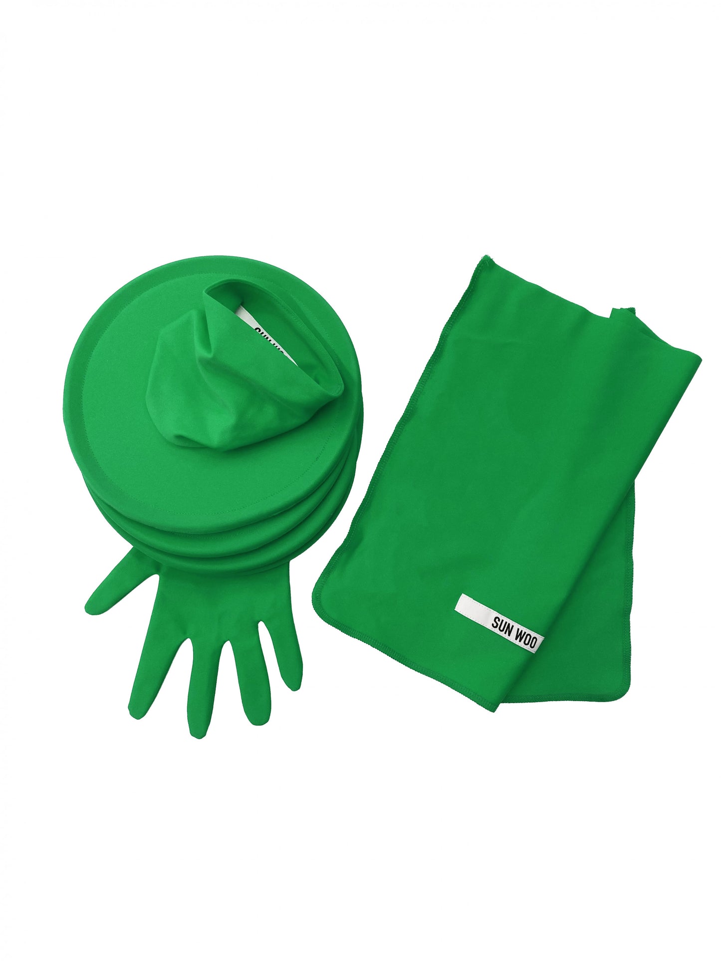 DISCS GLOVE in spinach green *Rainbow edition* - SUN WOO 선우 - CAVA LIFE
