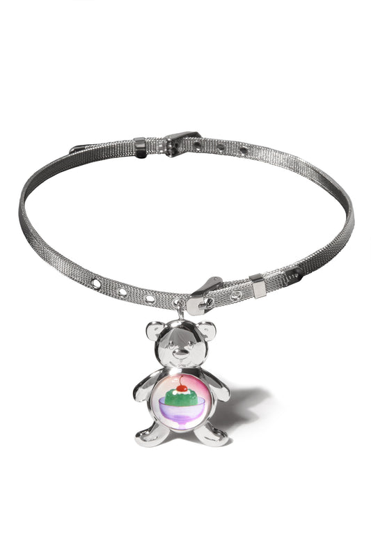 TEDDY ATE PUDDING YESTERDAY NECKLACE