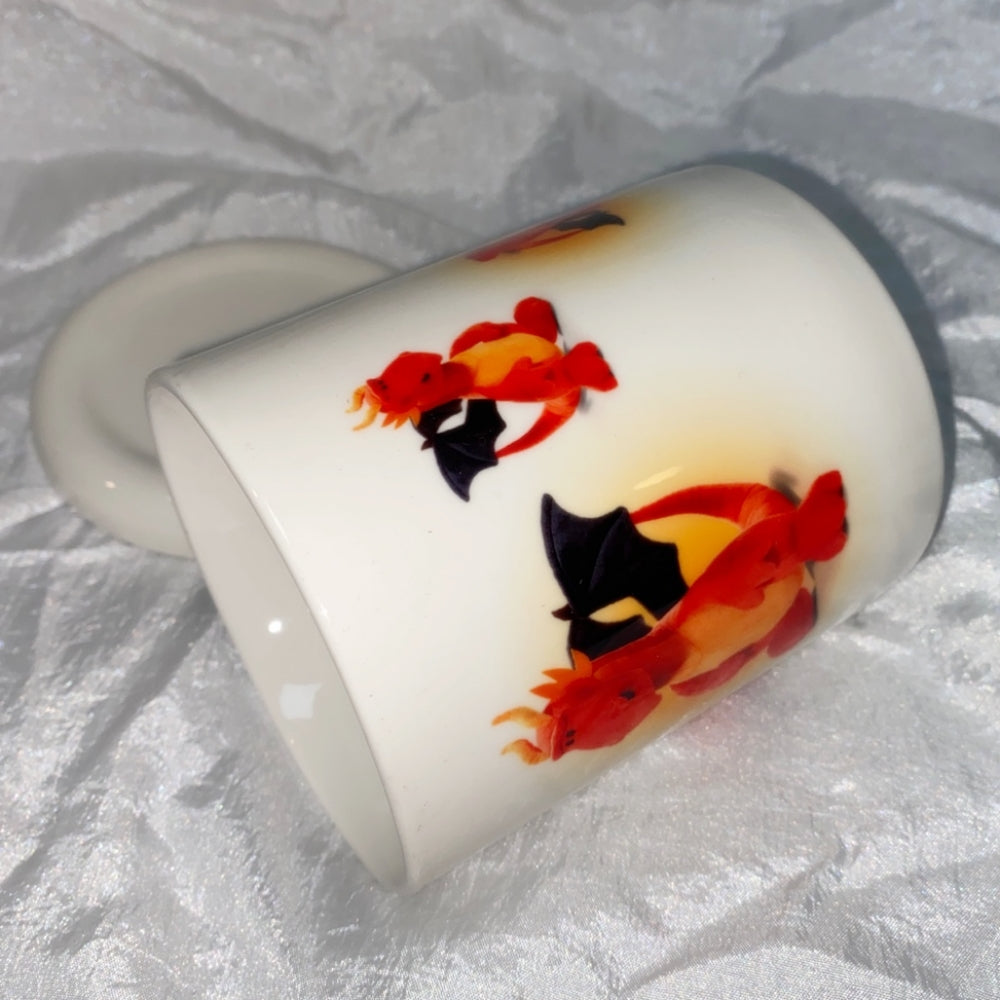 Orange Blur Dragon Simple mug