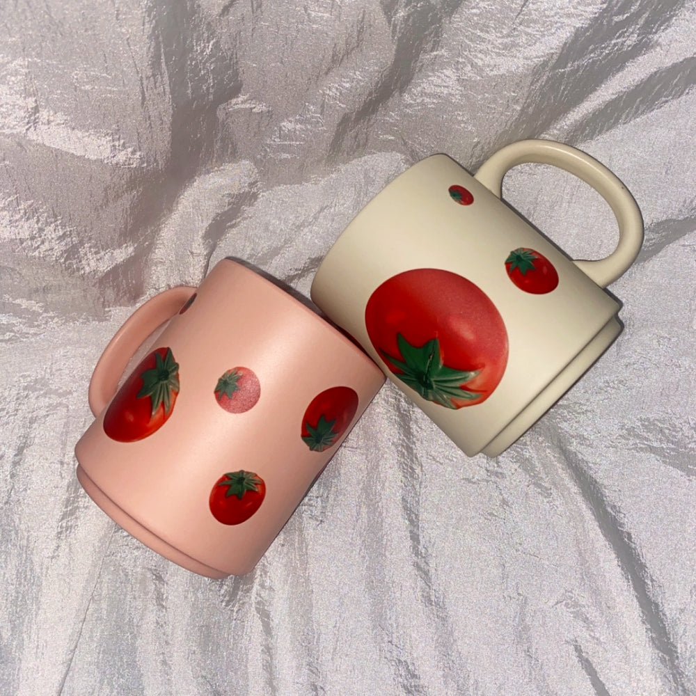 Toy tomato matte mug (Butter)