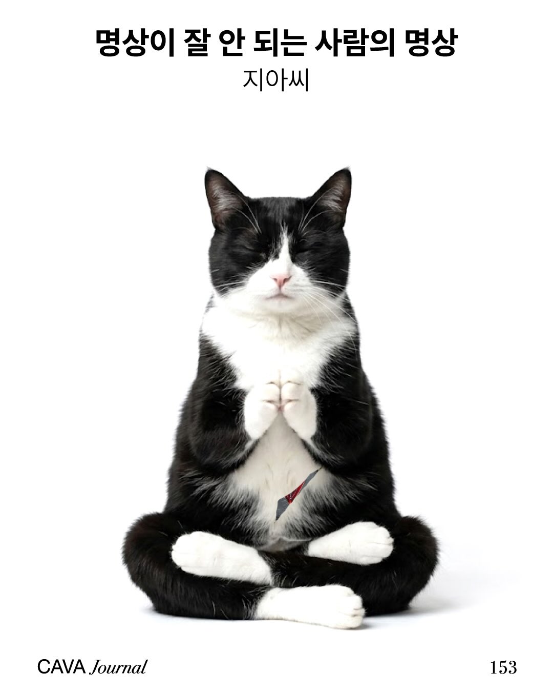 지아씨 — 명상이 잘 안 되는 사람의 명상