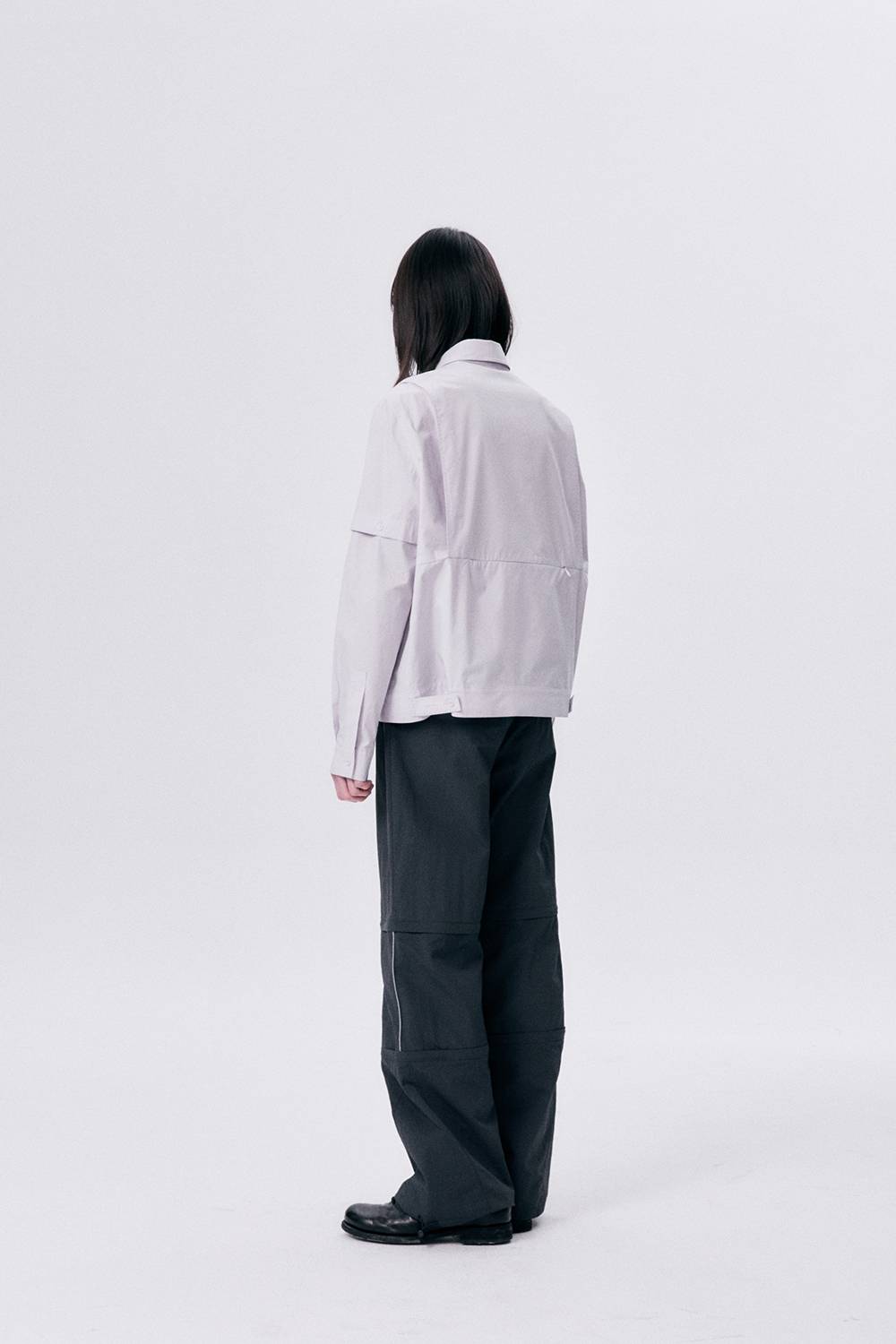 REFLECTED 3 PARTS PANTS / DARK GRAY - HALOMINIUM  할로미늄 - CAVA LIFE