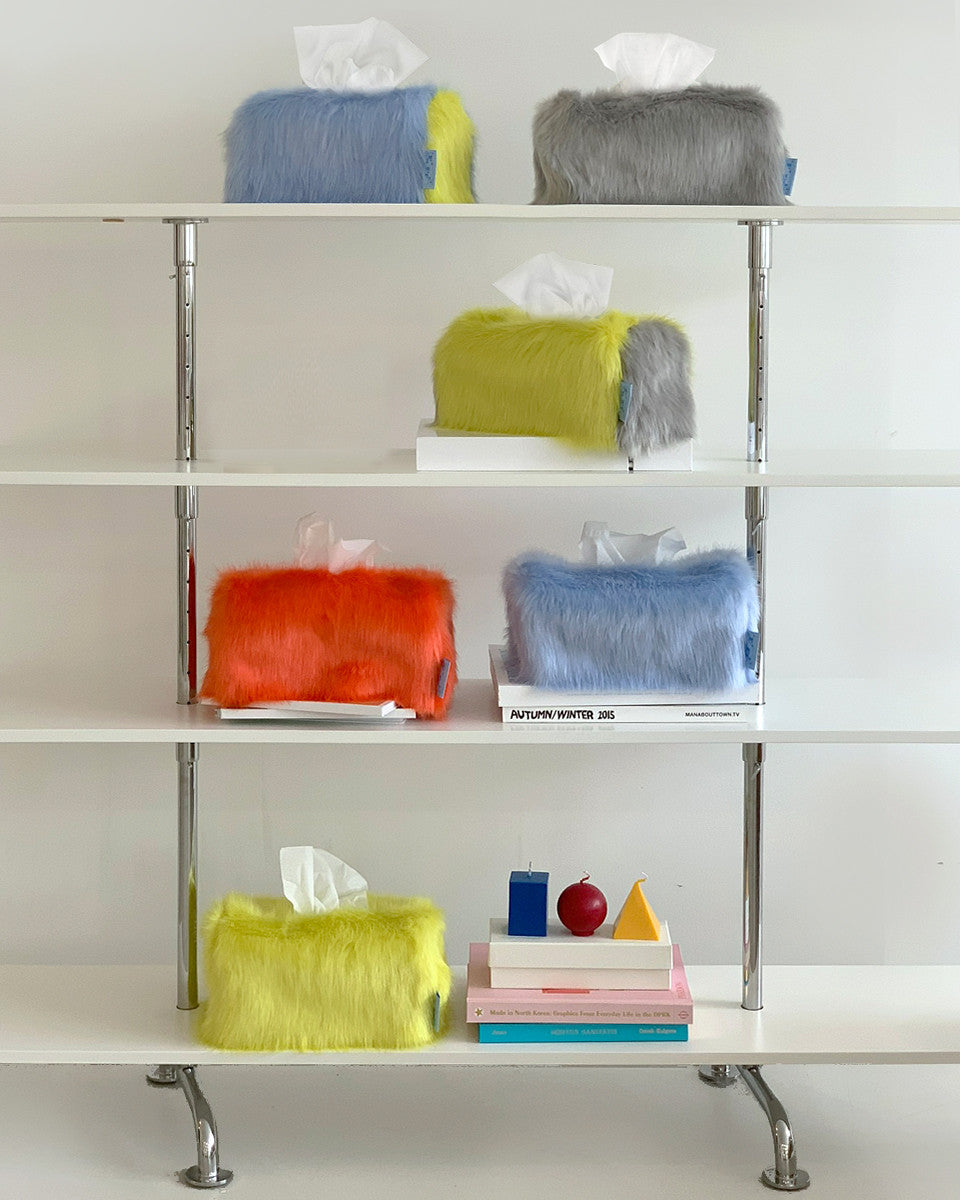 퍼펫 휴지케이스 (하늘) - POUPPET - CAVA LIFE