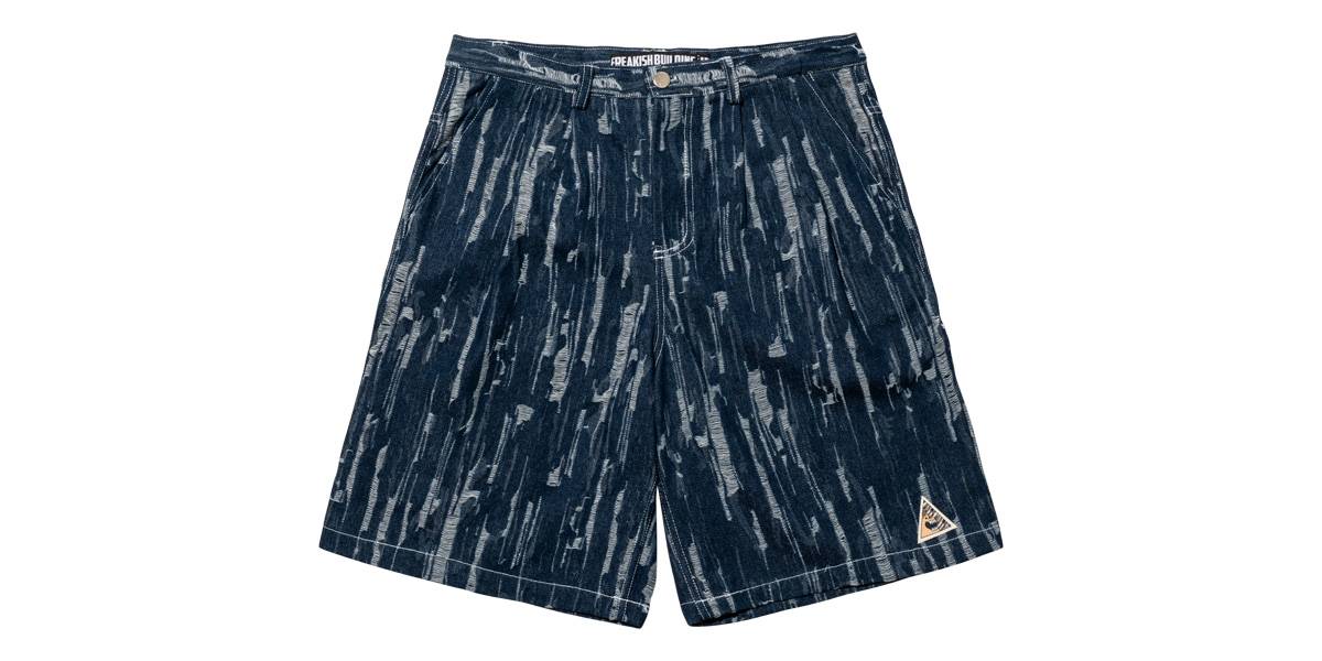 FELIX DENIM TWO TUCK WIDE SHORTS