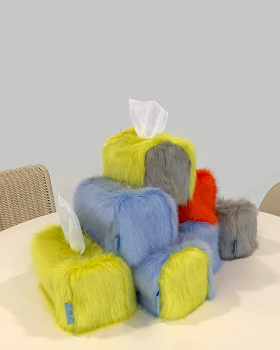 퍼펫 휴지케이스 (컬러블록A) - POUPPET - CAVA LIFE