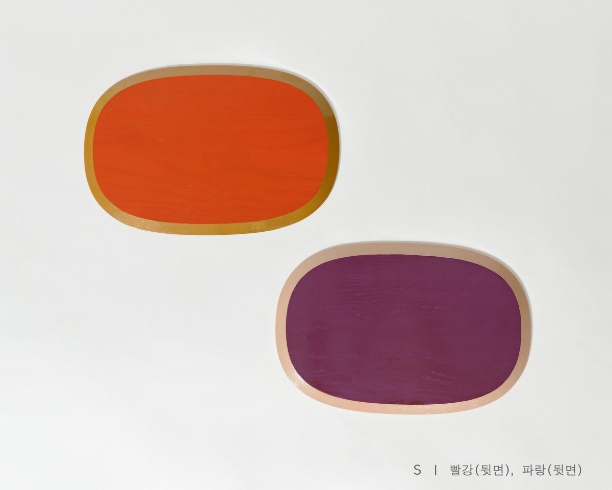 리버서블 옻칠 쟁반 L - Woldangwhaok 월당화옥 - CAVA LIFE