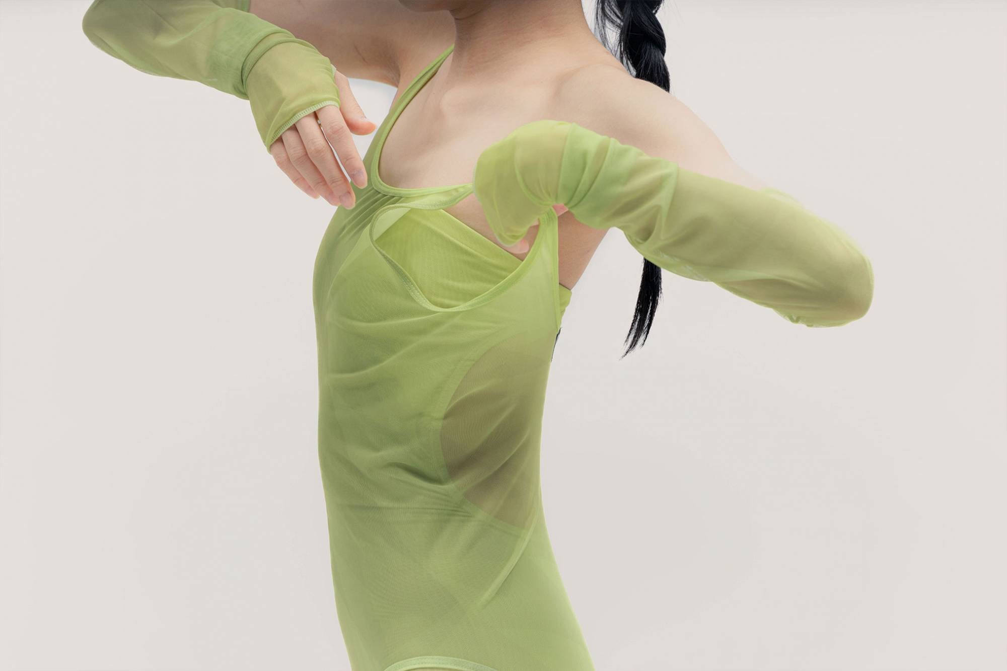 SHEER LONG GLOVE [3 COLORS]