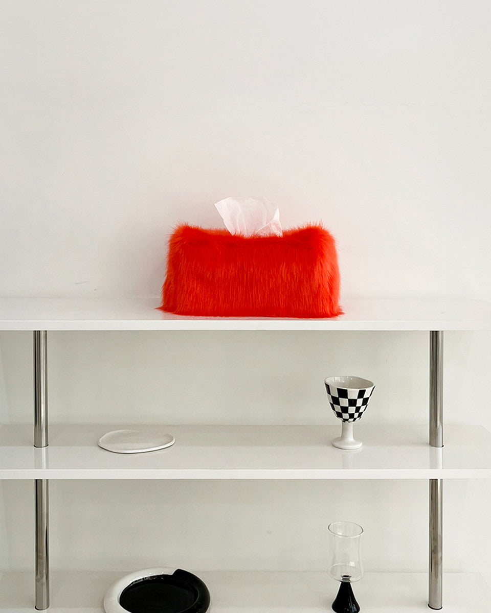 퍼펫 휴지케이스 (오렌지) - POUPPET - CAVA LIFE