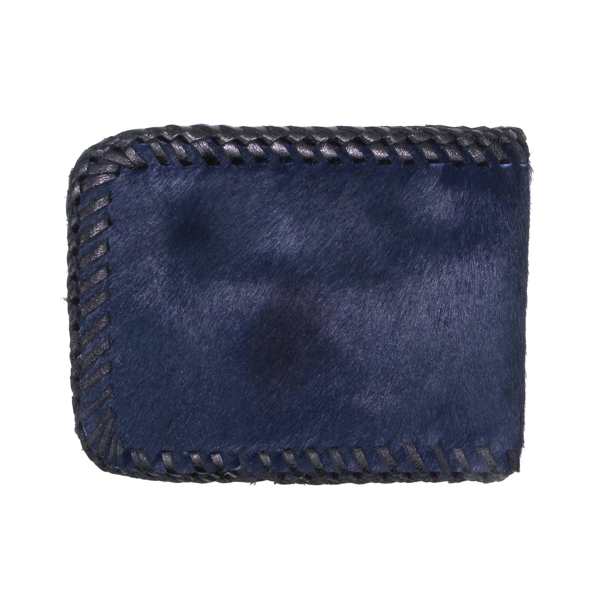 BIFOLD WALLET(Unborn Calf-skin) - Navy - LOVE PARADE 러브퍼레이드 - CAVA LIFE