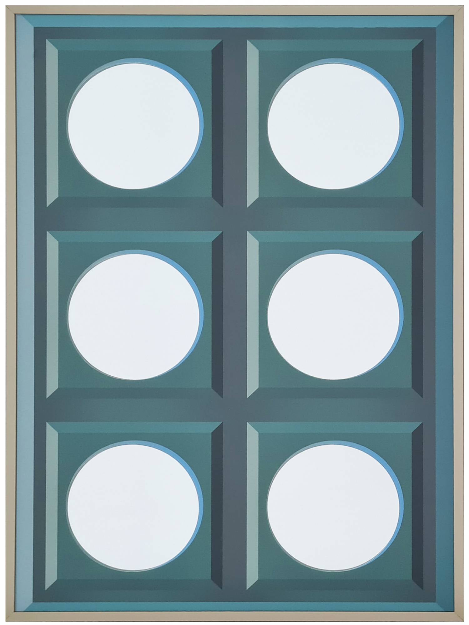 여섯 개의 원 포스터 거울_A3