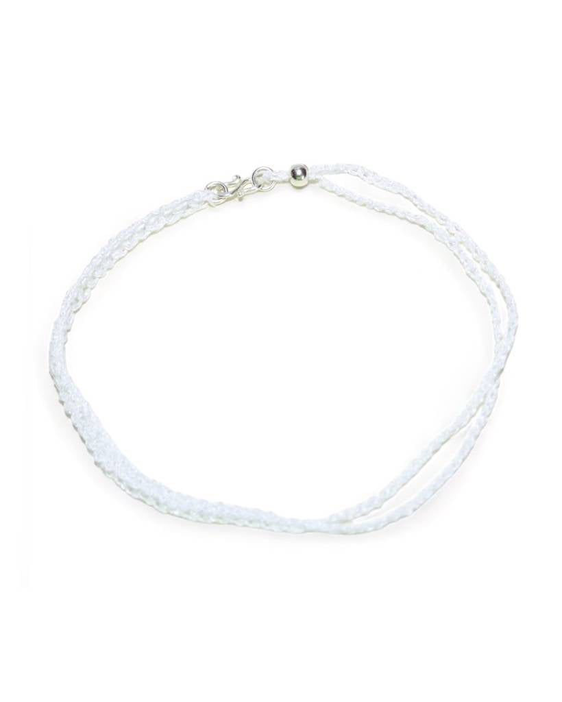 crochet choker/ white