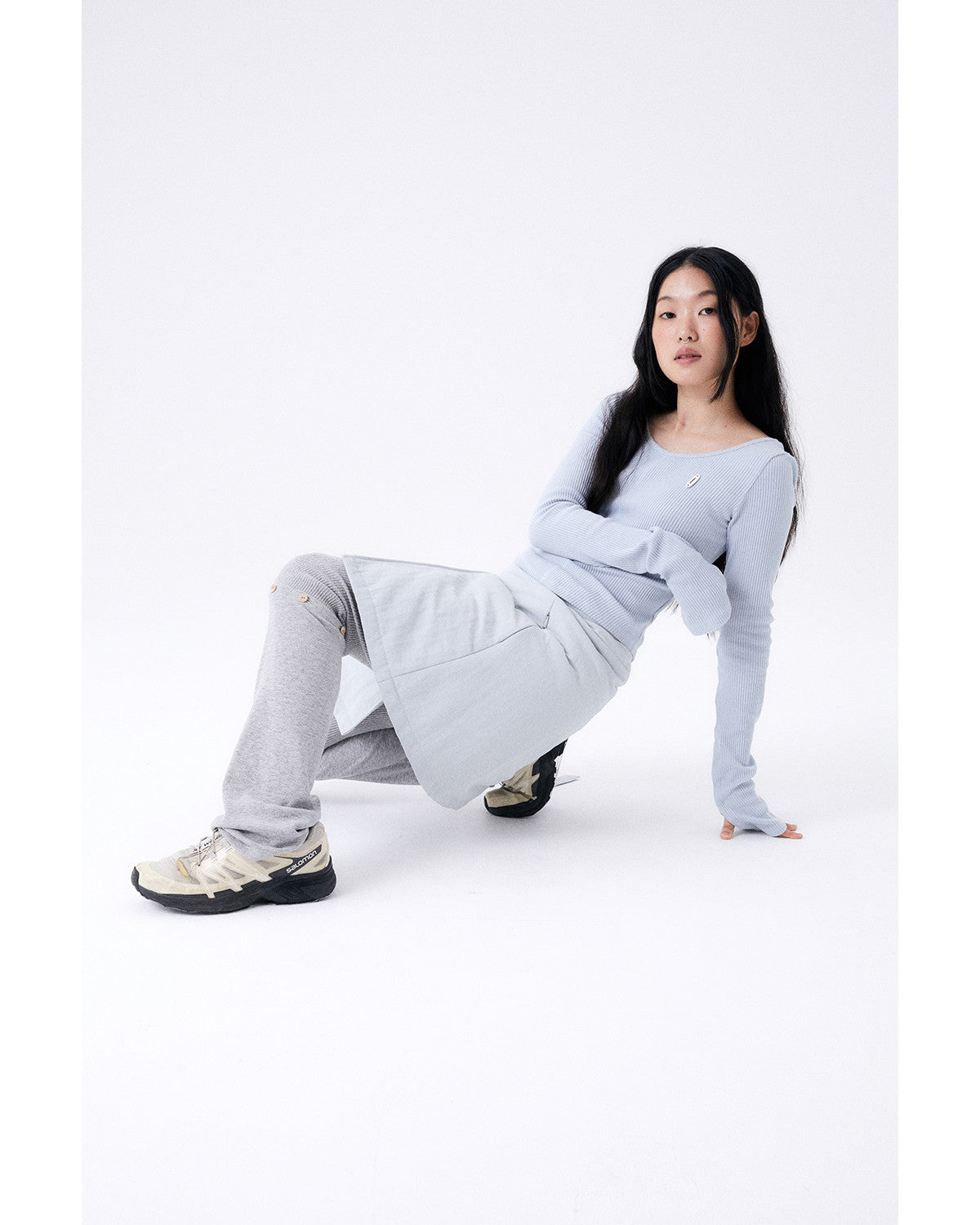 패딩 스커트 / 쿨 그레이 - HALOMINIUM  할로미늄 - CAVA LIFE