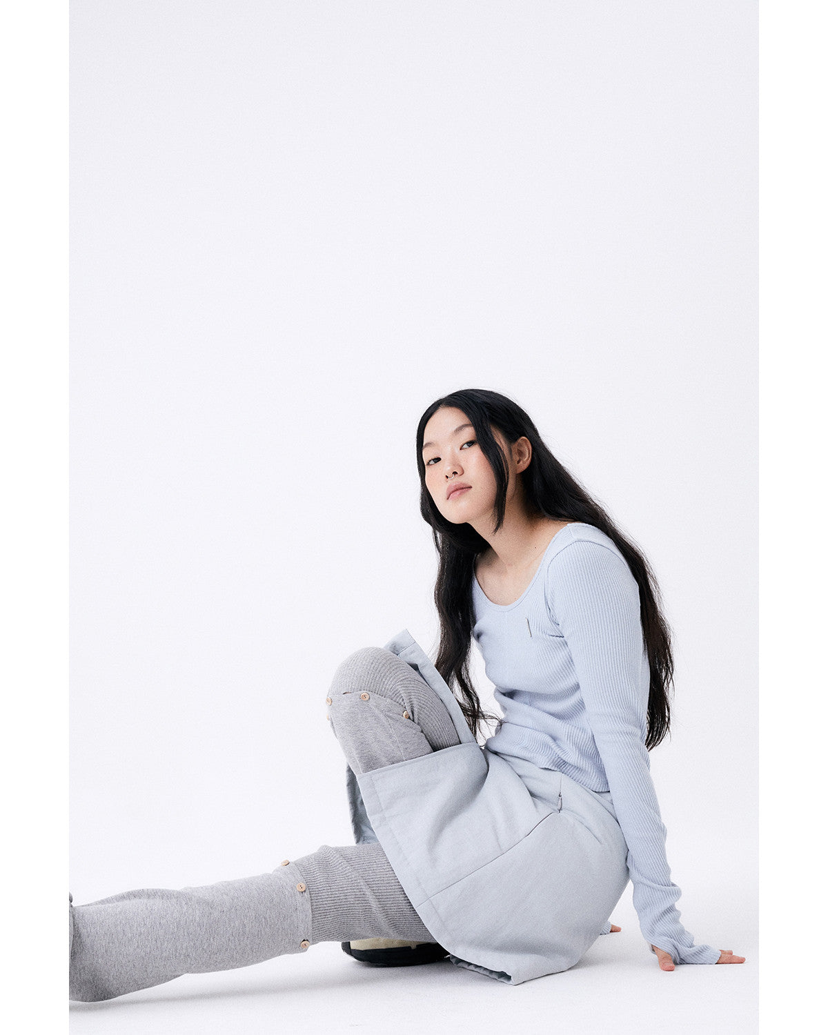 패딩 스커트 / 쿨 그레이 - HALOMINIUM  할로미늄 - CAVA LIFE