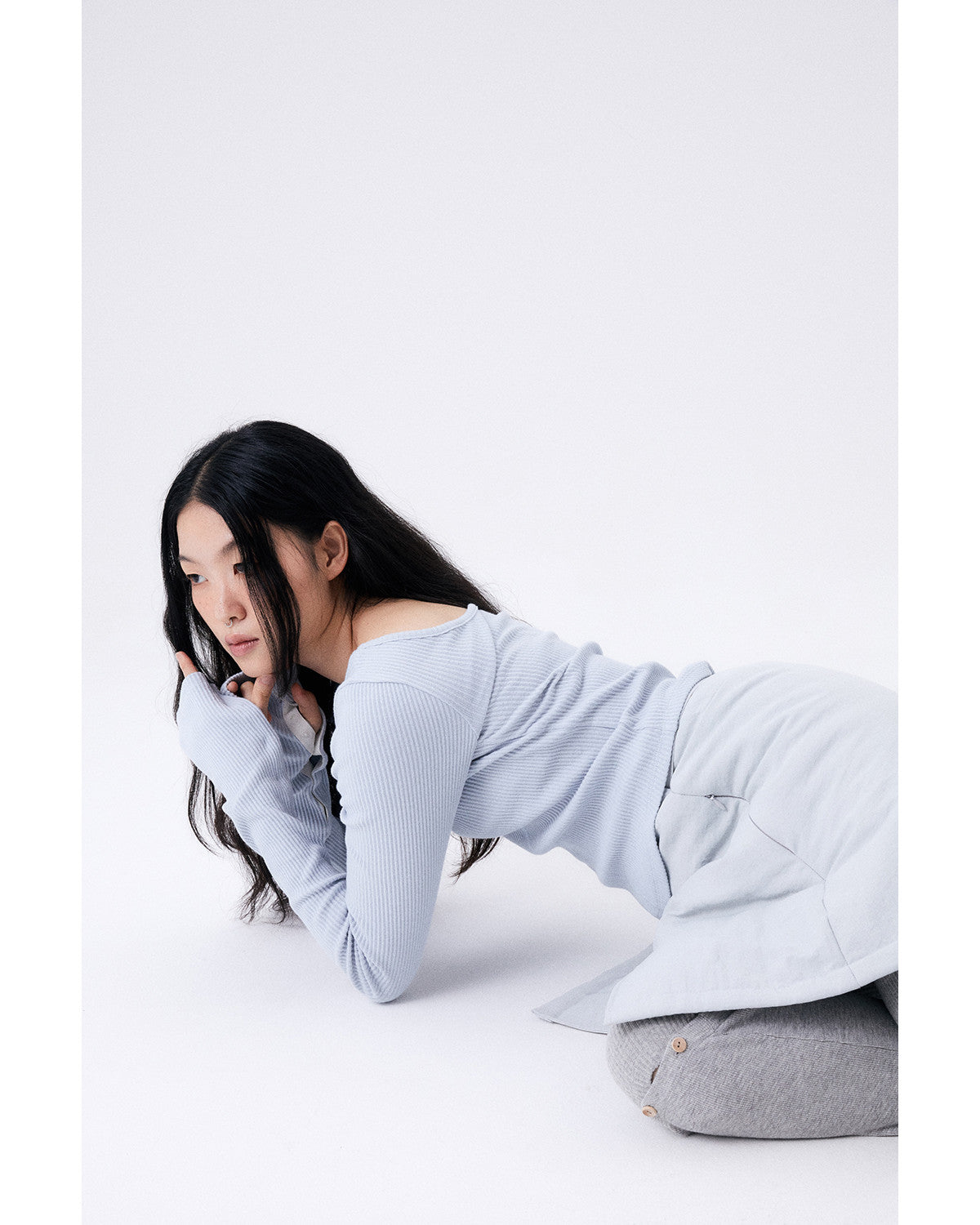 패딩 스커트 / 쿨 그레이 - HALOMINIUM  할로미늄 - CAVA LIFE