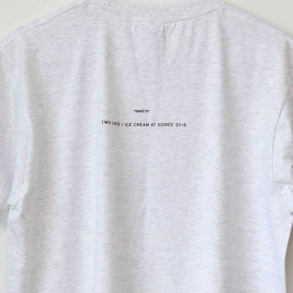 TWO CATS / ICE CREAM T-SHIRT