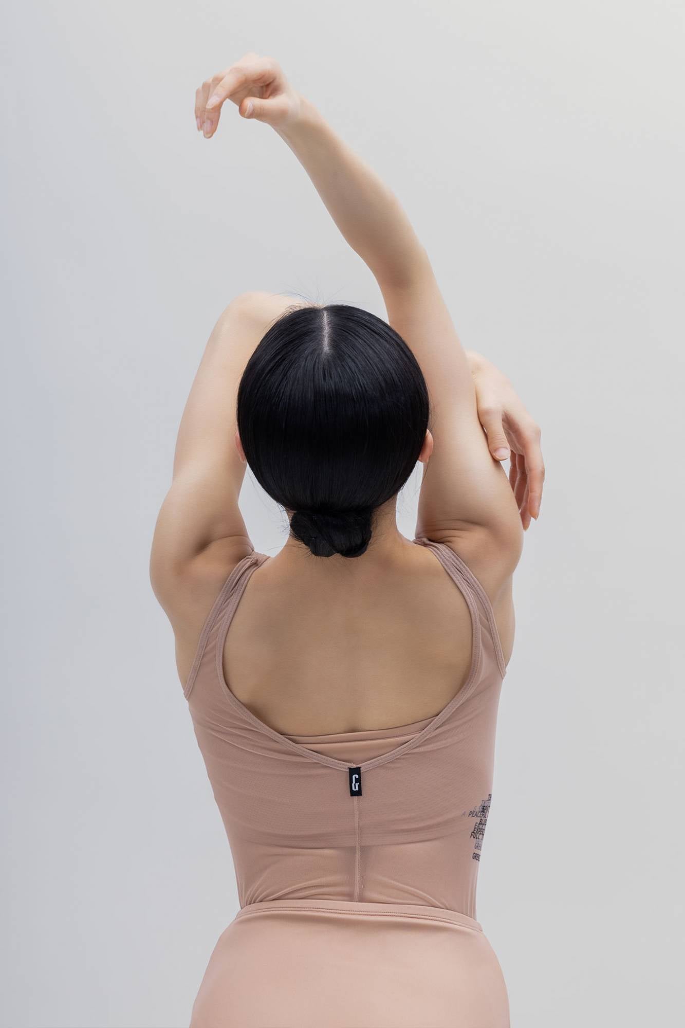 SHEER LAYERED BODYSUIT [NUDE]